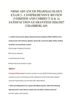 NR565 EXAM PACKAGE DEAL 100&percnt; VERIFIED 2026&sol;2027