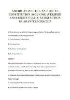 WGU C963 EXAM PACKAGE DEAL 100&percnt; VERIFIED 2026&sol;2027