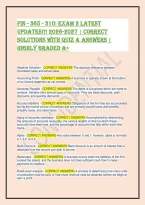 FIN 365 UNL Exam 2 2026 &vert; Jinsook Lee Q&A Study Guide