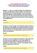ATI RN LEADERSHIP PROCTORED EXAM- COMPLETE QUESTIONS AND DETAILED SOLUTIONS&NewLine;LATEST UPDATE THIS YEAR JUST RELEASED