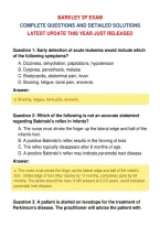 BARKLEY 3P EXAM&NewLine;COMPLETE QUESTIONS AND DETAILED SOLUTIONS&NewLine;LATEST UPDATE THIS YEAR JUST RELEASED