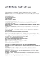 ATI RN Mental Health with ngn Questions with Verified Answers&NewLine;