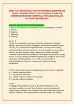A PACKAGE DEAL FOR CAIB EXAMS 1&comma; 2&comma; 3 AND 4 WITH COMPLETE QUESTIONS AND CORRECT ANSWERS WITH DETAILED RATIONALES &vert;CANADIAN ACCREDITED INSURANCE BROKER EXAM PREP ALREADY GRADED A&plus;&vert;&vert;BRAND NEW VERSIONS&excl;&excl; 