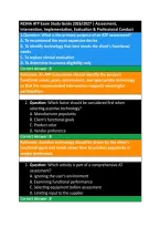 RESNA ATP Exam Study Guide 2026&sol;2027 &vert; Assessment&comma; &NewLine;Intervention&comma; Implementation&comma; Evaluation & Professional Conduct 