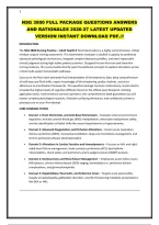 NSG 3800 FULL PACKAGE QUESTIONS ANSWERS AND RATIONALES 2026-27 