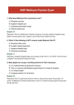 AHIP Medicare Practice Exam &ndash; 120 Questions with Answers and Rationales