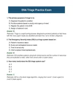 ENA Triage &vert; 120-Question Practice Exam with Answers
