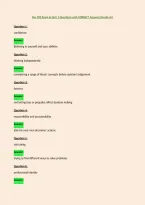 Nur 200 Exam & Quiz 1 Questions with CORRECT Answers &lpar;Grade A&plus;&rpar;