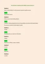 Nur 200 Exam 1 Questions with CORRECT Answers &lpar;Grade A&plus;&rpar;