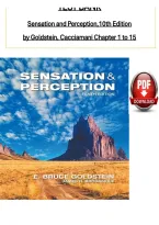 Sensation and Perception 9th Edition Test Bank &ndash; E&period; Bruce Goldstein