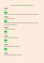 NUR 200 Exam 1c Questions with CORRECT Answers &lpar;Grade A&plus;&rpar;