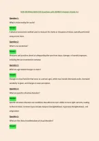 NUR 200 FINAL EXAM EYE Questions with CORRECT Answers &lpar;Grade A&plus;&rpar;