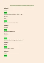 NUR 200 Final Exam Questions with CORRECT Answers &lpar;Grade A&plus;&rpar;