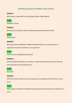 NUR 200-Quiz 3 Questions with CORRECT Answers &lpar;Grade A&plus;&rpar;