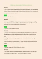 NUR 200 Exam 3 Questions with CORRECT Answers &lpar;Grade A&plus;
