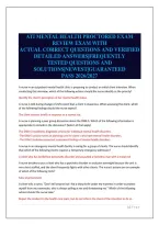 ATI MENTAL HEALTH PROCTORED EXAM&NewLine;REVIEW EXAM WITH&NewLine;ACTUAL CORRECT QUESTIONS AND VERIFIED&NewLine;DETAILED ANSWERS&vert;FREQUENTLY&NewLine;TESTED QUESTIONS AND&NewLine;SOLUTIONS&vert;NEWEST&vert;GUARANTEED&NewLine;PASS 2026&sol;2027