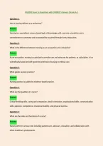 NUR200 Exam 2x Questions with CORRECT Answers &lpar;Grade A&plus;&rpar;