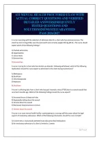 ATI MENTAL HEALTH PROCTORED EXAM WITH&NewLine;ACTUAL CORRECT QUESTIONS AND VERIFIED&NewLine;DETAILED ANSWERS&vert;FREQUENTLY&NewLine;TESTED QUESTIONS AND&NewLine;SOLUTIONS&vert;NEWEST&vert;GUARANTEED&NewLine;PASS 2026&sol;2027