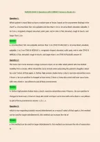 NUR200 EXAM 2 Questions with CORRECT Answers &lpar;Grade A&plus;&rpar;