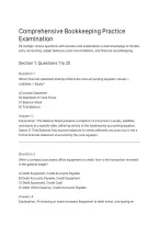 Bookkeeping Practice Test 65 Practice Questions and Answers Exam Preparation Study Guide Limited Edition&lpar;1&rpar;&period;&NewLine;&NewLine;
