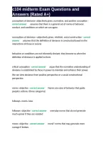 c104 midterm Exam Questions and Answers &lpar;Rated A&plus;&rpar;