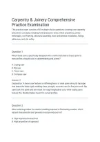 Carpentry and Joinery Practice Test 65 Practice Questions and Answers Exam Preparation Study Guide Limited Edition&NewLine;&NewLine;