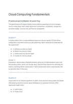 Cloud Computing Fundamentals Practice Test 65 Practice Questions and Answers Exam Preparation Study Guide Limited Edition&period;&NewLine;&NewLine;