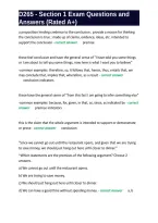 D265 - Section 1 Exam Questions and Answers &lpar;Rated A&plus;&rpar;