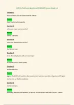 NUR 621 Final Exam Questions with CORRECT Answers &lpar;Grade A&plus;&rpar;