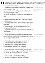 UPDATED ATI Mental Health Proctored Exam 2025 &ndash; Comprehensive Nursing Practice Questions & Review &vert; Mental Health Study Guide&comma; Clinical Judgment & Key Concepts