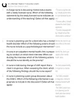 ATI Mental Health Proctored Exam &ndash; Nursing Exam Review & Practice Questions &vert; Mental Health Study Guide&comma; Therapeutic Communication&comma; Clinical Judgment & Patient Safety