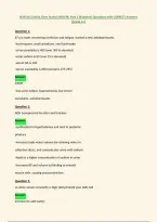 NUR 621 &lpar;Adult&lowbar;Gero Acute&rpar; MOD &num;8&comma; Part 1 &lpar;diabetes&rpar; Questions with CORRECT Answers&NewLine;&lpar;Grade A&plus;&rpar;
