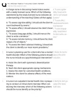 ATI Mental Health Proctored Exam Review &ndash; Nursing Exam Review & Practice Questions &vert; Mental Health Study Guide&comma; Therapeutic Communication&comma; Clinical Judgment & Patient Safety
