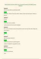 NUR 621 &lpar;Adult&lowbar;Gero Acute&rpar; MOD &num;7&comma; Part 2 &lpar;arrythmias&rpar; Questions with CORRECT Answers&NewLine;&lpar;Grade A&plus;&rpar;