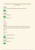 NUR 621 &lpar;Adult&lowbar;Gero Acute&rpar; MOD &num;6&comma; Part 2 &lpar;HF&lowbar;cardiomyopathy&rpar; Questions with CORRECT&NewLine;Answers &lpar;Grade A&plus;&rpar;