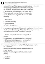 ATI Mental Health Proctored Exam 2019 &ndash; Nursing Exam Review & Practice Questions &vert; Mental Health Study Guide&comma; Therapeutic Communication&comma; Clinical Judgment & Patient Safety