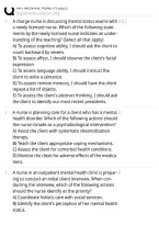 ATI Mental Health 2023 &ndash; Nursing Exam Review & Practice Questions &vert; Mental Health Study Guide&comma; Therapeutic Communication&comma; Clinical Judgment & Patient Safety