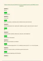 NUR 621 &lpar;Adult&lowbar;Gero Acute&rpar; MOD &num;4&comma; Part 2 &lpar;TB&lowbar;meningitis&rpar; Questions with CORRECT Answers&NewLine;&lpar;Grade A&plus;&rpar;