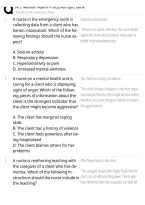 ATI Mental Health Proctored Quiz Bank &ndash; Nursing Exam Review & Practice Questions &vert; Mental Health Study Guide&comma; Therapeutic Communication&comma; Clinical Judgment & Patient Safety