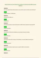 NUR 621 &lpar;Adult&lowbar;Gero Acute&rpar; MOD &num;3&comma; Part 3 &lpar;ABX part 2&rpar; Questions with CORRECT Answers&NewLine;&lpar;Grade A&plus;&rpar;