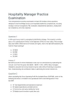 Hospitality Manager Practice Test 65 Practice Questions and Answers Exam Preparation Study Guide Limited Edition&period;&NewLine;&NewLine;
