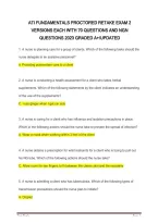 ATI Fundamentals Proctored Retake Exam &ndash; 2 Versions with NGN-Style Practice Questions &vert; Nursing Fundamentals Study Guide&comma; Clinical Judgment&comma; Patient Safety & Exam Review