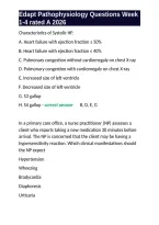 Edapt Pathophysiology Questions Week 1-4 rated A 2026&period;