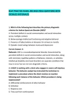 BCAT PRACTICE EXAM&colon; 200 HIGH-YIELD QUESTIONS WITH DETAILED RATIONALES
