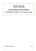 TEST BANK &NewLine;Hazard Mitigation and Preparedness &NewLine; 3rd Edition By Sandler&comma; All 13 Chapters Covered &NewLine;