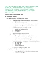 Gynecologic Health Care &ndash; Study Guide & Practice Questions &vert; Introduction to Prenatal Care&comma; Women&rsquo;s Health&comma; Reproductive Health & Nursing Exam Review