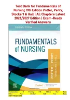 Fundamentals of Nursing&comma; 11th Edition by Potter &ndash; Study Guide & Practice Questions &vert; Nursing Concepts&comma; Clinical Skills&comma; Patient Safety & Exam Preparation