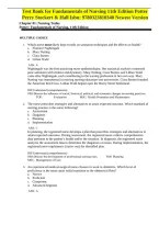 Fundamentals of Nursing&comma; 11th Edition by Potter&comma; Perry&comma; Stockert & Hall &ndash; Study Guide & Practice Questions &vert; Nursing Concepts&comma; Clinical Skills&comma; Patient Safety & Exam Review
