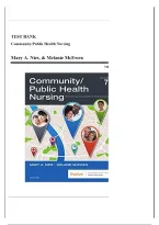 Community&sol;Public Health Nursing&comma; 7th Edition by Mary A&period; Nies & Melanie McEwen &ndash; Study Guide & Practice Questions &vert; Community Health&comma; Population Nursing & Exam Review