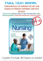 Fundamentals of Nursing&comma; 10th Edition by Taylor &ndash; Study Guide & Practice Questions &vert; Nursing Concepts&comma; Clinical Skills&comma; Patient-Centered Care & Exam Review